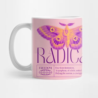 Beautiful Moth Radical Rebel Mug